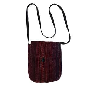 Crossbody Handmade in Vermont Handwoven Red